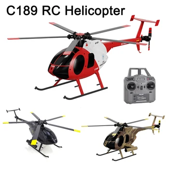 1:28 C189 Радиоуправляемый Вертолет MD500 С Бесщеточным двигателем, Двухмоторная модель Дистанционного управления, Игрушечный самолет с 6-осевым гироскопом, Взлет/посадка в один клик