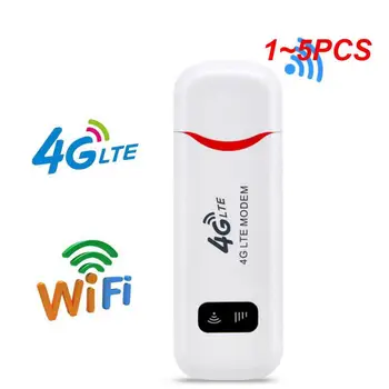 1 ~ 5ШТ Беспроводной маршрутизатор LTE WiFi, 4G SIM-карта, портативный USB-модем 150 Мбит/с, карманный ключ для доступа к точке доступа, мобильный широкополосный доступ для домашнего Wi-Fi