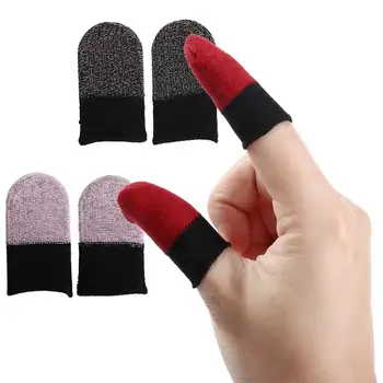 1 Пара накладок для пальцев, дышащая подставка для пальцев, противоскользящий, защищенный от пота контроллер для игр на мобильном телефоне