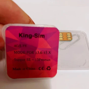 1 шт. наклейка на карту разблокировки King-sim/LTE с сильным сигналом и низким энергопотреблением для iphone6/7/8/ X/XS/XR/XSMAX/11/12/ 13:00