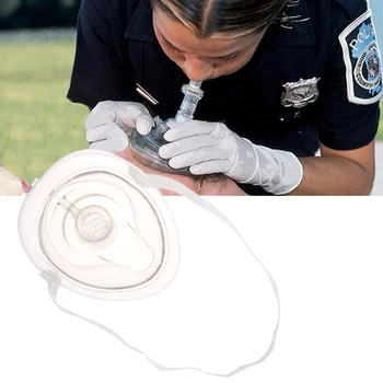1 шт. Профессиональная дыхательная маска для оказания первой помощи при искусственном дыхании Защищает спасателей от искусственного дыхания, может использоваться повторно с инструментами с односторонним клапаном