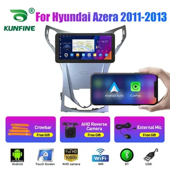 10,33 Дюймовый автомобильный радиоприемник для Hyundai Azera 2011-2013 2Din Android Восьмиядерный автомобильный стерео DVD GPS навигационный плеер QLED экран Carplay