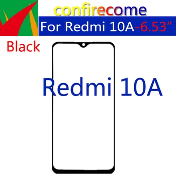 10 шт. \лот Передний Экран Для Xiaomi Redmi 10A Сенсорная Панель ЖК-дисплея Из Стекла С Заменой Клея OCA