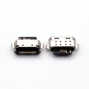 100-500 шт Разъем USB-Зарядного Устройства Type C Для Alcatel 5 5086/3X 2020 5061/3V 2019 5032/3X 2019 5048/1V 2020 5007 U Порт Зарядки
