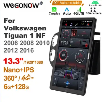 1920*1080 Nano Ownice Android10.0 для Volkswagen Tiguan 1 NF 2006-2016 Автомобильный Радиоприемник Видео Аудио 13,3 