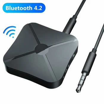 2 в 1 Bluetooth 4.2 5.0 Приемник Передатчик Беспроводной Аудиоадаптер С 3,5 ММ Разъемом AUX RCA Стерео Для Домашнего Телевизора MP3 ПК Динамик