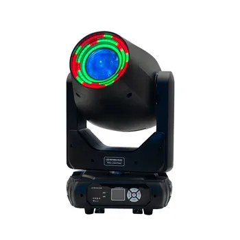 2/лот 280 Вт 3в1 Светодиодный Луч Сценических Огней LED Zoom Spot Wash Disco DJ LED Moving Head Beam Light для Шоу-Клубного Мероприятия