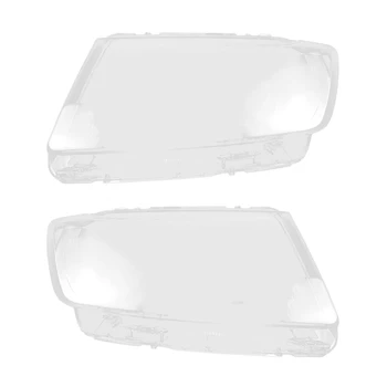 2 предмета, крышка объектива фары автомобиля, прозрачный корпус лампы головного света для Jeep Grand Cherokee 2011 2012 2013 слева и справа