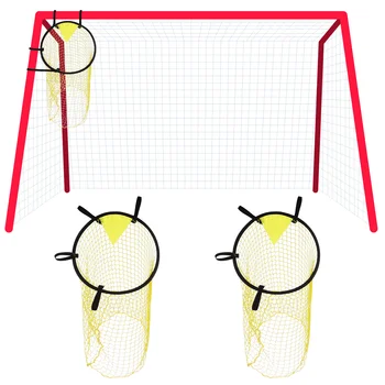 2 Шт Карманная сетка для футбольных ворот, Средства для тренировки футбольных мячей в помещении, Полиэстер для детей