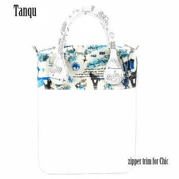 2020 Tanqu Новая ткань из микрофибры, водонепроницаемая отделка с застежкой-молнией для Obag, шикарная сумка для Obag, шикарная сумка для Obag
