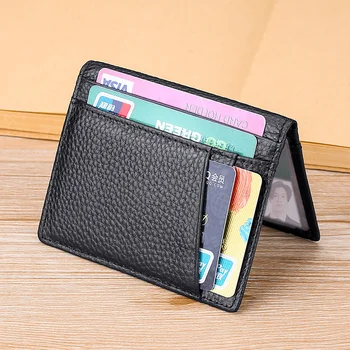 2023 Carteira Masculina Супертонкий мягкий кошелек для мужчин, минималистичные держатели для карт, Тонкий кошелек для кредитных карт, деловой мужской кошелек