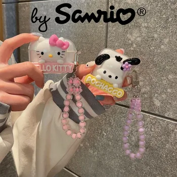 2023 Новый Sanrio Hello Kitty Pachacco Беспроводной Bluetooth Защитный Чехол AirPods1/2 Ins Аниме Каваи Милый Мультяшный Стиль Пары