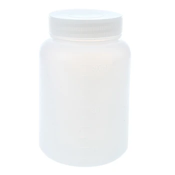 3-кратный лабораторный кейс для хранения химикатов Белая пластиковая бутылка с широким горлышком 500 мл