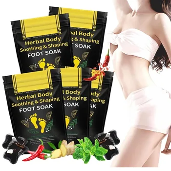 3 пакетика Травяных Шариков для Детоксикации тела и ног Detox & Shaping Cleansing Foot Soak для Мужчин и Женщин Daily Rebody Body Detoxingherbs