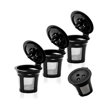 4 Упаковки многоразовых капсул K Cup для кофеварки Ninja Dual Brew, многоразовые Фильтры K Pod Permanent K Cups для чашек и аксессуары для кофе