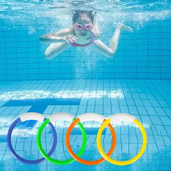 4x Кольца для подводного плавания Для погружения в воду, игрушка для массового обучения детей в бассейне