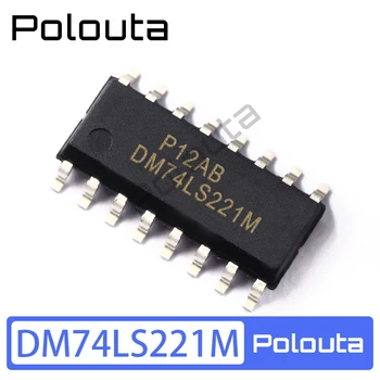 5 Шт Polouta DM74LS221M SOP16 3,9 мм SMD Single Trigger IC Комплекты Электроакустических Компонентов Arduino Nano Integrated Circuit