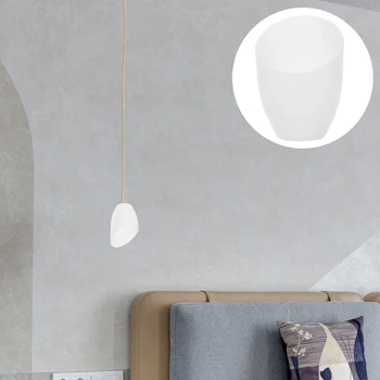 5 шт. белых уличных настенных светильников с абажуром в виде угловой подковы, креативная крышка для стола, уникальная прикроватная лампа-дымоход
