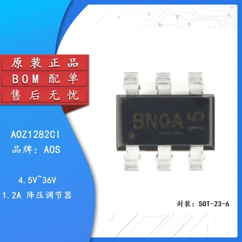 5 шт. Оригинальный аутентичный AOZ1282CI SOT23-6 4,5 В ~ 36 В, 1,2 А регулируемый понижающий чип постоянного тока