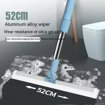 52 см туалетный стеклоочиститель волшебная метла для подметания силиконовых поделок выскабливание пола Бытовая швабра для уборки пола