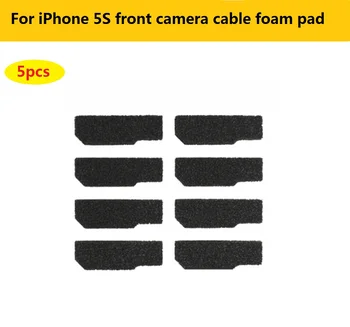 5шт оригинальная передняя камера гибкий кабель поролоновая прокладка Для iPhone 5S Черный клей защищает Разъем Наклейки Запасные части для ремонта