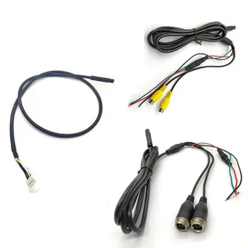 8-контактный внешний кабель питания Av или авиационная головка Для реверсирования изображения на 7-дюймовом или 9-дюймовом дисплее внешний шнур питания аппарата