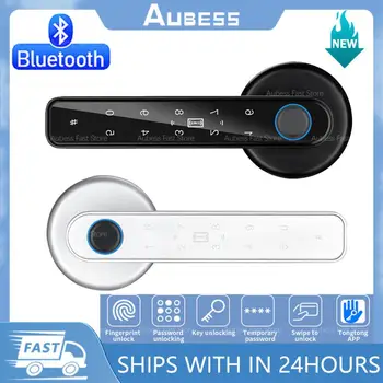 AUBESS TTlock Bluetooth приложение умный замок Замок отпечатков пальцев Мини Сумка без ключа с отпечатком пальца Умный дом Электронный дверной замок