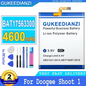 BAT17563300 Замена аккумулятора мобильного телефона большой емкости 4600 мАч для смартфонов Doogee Shoot 1, 5,5-дюймовые аккумуляторы Shoot 1