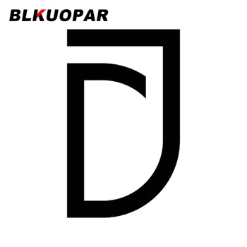 BLKUOPAR Логотип Jd или Dj с начальной буквой, наклейка на автомобиль, водонепроницаемые, устойчивые к царапинам, простые художественные наклейки, креативный декор для ноутбука, доски для серфинга