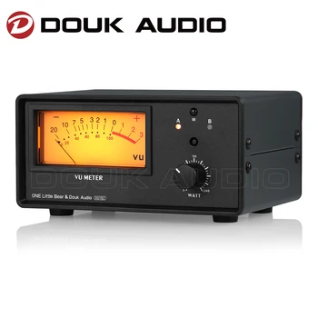 Douk Audio VU102 Селектор усилителя 2-зонный переключатель динамиков с аудиоразветвителем VU Meter с дистанционным управлением