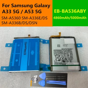 EB-BA536ABY 5000 мАч Высококачественный Аккумулятор Для Samsung Galaxy A33 5G/A53 5G SM-A5360 SM-A336E SM-A336DS SM-A336B/DS/DSN Телефон