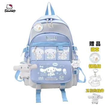 Hello Kitty Sanrio аниме студенческая школьная сумка рюкзак родитель-ребенок водонепроницаемая школьная сумка детская кавайная корейская версия сумки