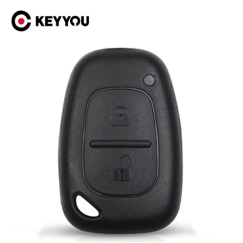 KEYYOU 2 Кнопки Без Лезвия Чехол-Брелок Для Дистанционного Ключа Автомобиля Vauxhall Opel Vivaro Для Renault Movano Trafic Renault Kangoo