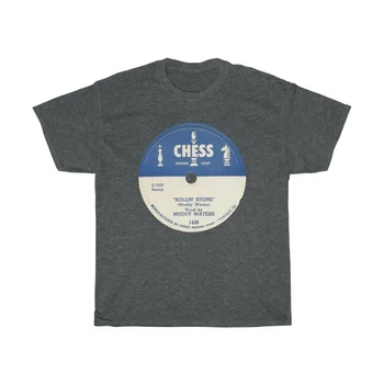 Muddy Waters 78 RPM Label Мужская футболка унисекс Tee Chess Records