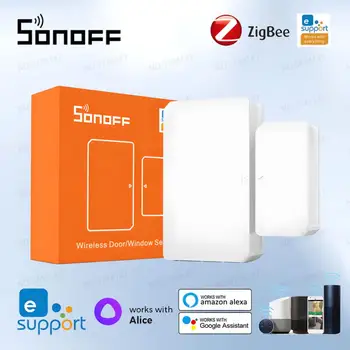 SONOFF SNZB-04 Zigbee Датчик Дверной Оконной Сигнализации Для eWeLink Smart Security Mini Датчик Дверной Сигнализации Работает С Alexa Google Home