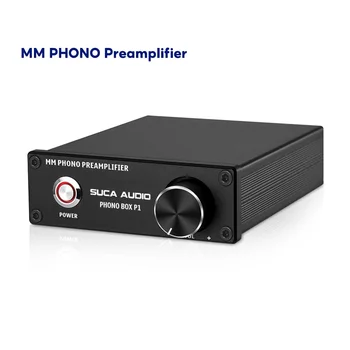 SUCA Audio PHONOBOXP1 ММ Фоно-Усилитель С Высоким Качеством Звука, Предусилитель Phono & Turntable Phonograph Для Домашнего Кинотеатра