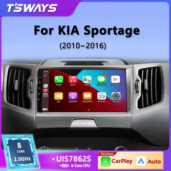 Tsways автомагнитола Android Auto для KIA Sportage 3 Sportage R 2010-2016 Carplay Мультимедийный плеер Автомобильный стерео 4G wifi Qualcomm 2din