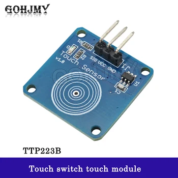TTP223B Емкостный сенсорный датчик, совместимый с сенсорным модулем UNO Light Touch Switch, сенсорный модуль, совместимый с цифровым сенсорным датчиком TTP223B