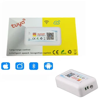Tuya Smart Wifi Светодиодный Контроллер Одноцветный /CCT / RGB /RGBW/RGB + CCT Светодиодная Лента С Диммером приложение Alexa Google Home Voice DC5-24V