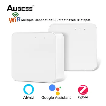Tuya / Wi-Fi / Mesh, Многорежимный концентратор интеллектуальных шлюзов, мост для умного дома, приложение Smart Life для Alexa Assistant