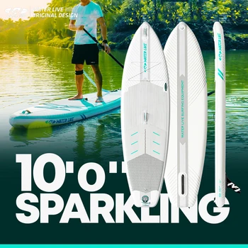 WATERLIVE SPARKING 10’ 0” Доска Для Одиночного Детского Серфинга Sup Water Leisure Надувная Пластина Сверхлегкий 8,85 кг Водное Оборудование