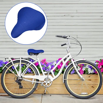 X Autohaux Универсальный синий велосипед для чехла на сиденье, Мягкая подушка для велосипедного седла, чехол для сиденья