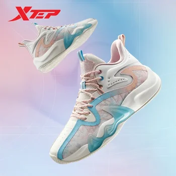 Xtep War Mastiff 3.5V2 Баскетбольная Обувь Мужская Нескользящая Спортивная Обувь Со Средним Верхом, Амортизирующие Износостойкие Кроссовки