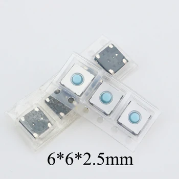 YuXi 2шт 6*6*2.5 Накладка для микропереключателя мыши мм для Xiaomi Microsoft Arc Touch Sculpt Blue Shadow 4000