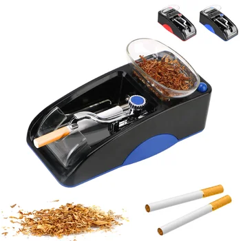 Автоматическая машина для скручивания сигарет Штепсельная вилка ЕС / США Для наполнения табака, ролик для намотки начинки, устройство для обертывания, Электрический инструмент для курения своими руками
