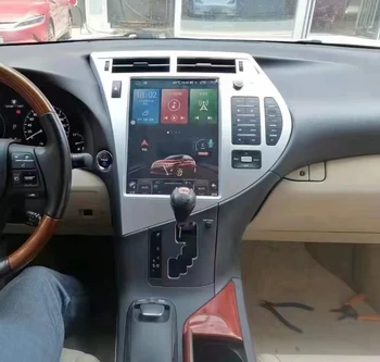 Авторадио Tesla Style Android 12 Автомобильный Мультимедийный Плеер Для Lexus RX RX300 RX330 RX350 RX400 RX450 2009-2014 Головное Устройство GPS Navi