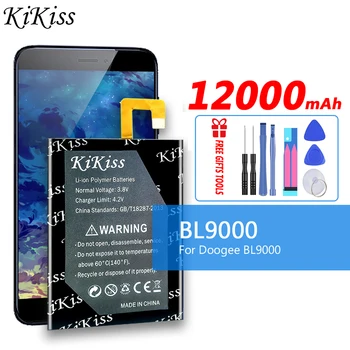   Аккумулятор KiKiss 12000mAh BL 9000 для замены мобильного телефона Doogee BL9000 + Бесплатные инструменты