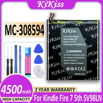 Аккумулятор MC-308594 емкостью 4500 мАч для Amazon Kindle Fire 7 Fire7 5-го поколения SV98LN + бесплатные инструменты