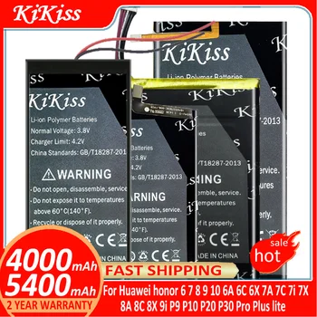 Аккумулятор для Huawei honor 6 7 8 9 10 6A 6C 6X 7A 7C 7i 7X 8A 8C 8X 9i P9 P10 P20 P30 pro plus lite для hua wei 8lite 9lite 10lite