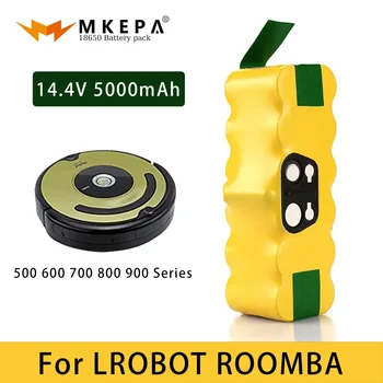 Аккумулятор Робота-Пылесоса 14,4 В 5000 мАч для iRobot Roomba 500 600 700 800 900 Серии 14,4 В 620 650 770 780 580 Батарей